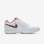 Nike Mens Zoom Vapor 9.5 Tour QS Tennis Shoes - White/Red - thumbnail image 3