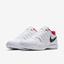 Nike Mens Zoom Vapor 9.5 Tour QS Tennis Shoes - White/Red - thumbnail image 5