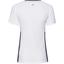HEAD Womens Club Tech T-Shirt - White/Dark Blue - thumbnail image 2