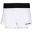 HEAD Womens Robin Shorts - White/Black - thumbnail image 1
