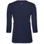 Head Womens Club Tech 3/4 Sleeve Shirt - Dark Blue