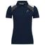 HEAD Womens Club Tech Polo - Dark Blue - thumbnail image 1