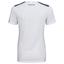 HEAD Womens Club Tech Tee - White/Dark Blue - thumbnail image 2