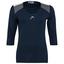 HEAD Womens Club Tech 3/4 Sleeve Top - Dark Blue - thumbnail image 1