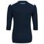 HEAD Womens Club Tech 3/4 Sleeve Top - Dark Blue - thumbnail image 2