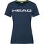 HEAD Womens Lucy T-Shirt - Dark Blue/White - thumbnail image 1