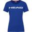 HEAD Womens Lucy T-Shirt - Royal Blue/White - thumbnail image 1