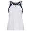 HEAD Womens Club Tank Top - White/Dark Blue - thumbnail image 1