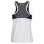 HEAD Womens Club Tank Top - White/Dark Blue - thumbnail image 2