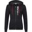 Head Womens Club Greta Full-Zip Hoodie - Black/White - thumbnail image 1