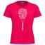 Head Womens Typo Tee - Magenta - thumbnail image 1