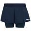 HEAD Womens Dynamic Shorts - Dark Blue - thumbnail image 1
