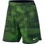 Nike Mens Gladiator 9 Inch Tennis Shorts - Black/Volt - thumbnail image 1