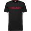 HEAD Kids Club Ivan T-Shirt - Black/Red - thumbnail image 1