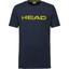 HEAD Kids Club Ivan T-Shirt - Dark Blue/Yellow - thumbnail image 1