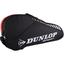 Dunlop Club 3 Racket Bag - Black/Red - thumbnail image 2