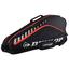 Dunlop Club 6 Racket Bag - Black/Orange - thumbnail image 1