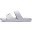 Nike Womens Benassi Duo Ultra Slide Sandal - White/Metallic Silver - thumbnail image 2