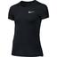 Nike Girls Pro Top - Black - thumbnail image 1