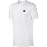 Nike Mens Sportswear T-Shirt - White/Black  - thumbnail image 1