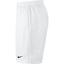 Nike Mens Dry 9 Inch Tennis Shorts - White/Black - thumbnail image 3