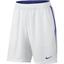 Nike Mens Dry 9 Inch Tennis Shorts - White/Blue - thumbnail image 1