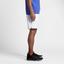 Nike Mens Dry 9 Inch Tennis Shorts - White/Blue - thumbnail image 4