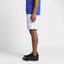 Nike Mens Dry 9 Inch Tennis Shorts - White/Blue - thumbnail image 5