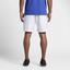 Nike Mens Dry 9 Inch Tennis Shorts - White/Blue - thumbnail image 6