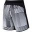 Nike Mens Flex 9 Inch Tennis Shorts - White/Black - thumbnail image 2