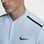 Nike Mens Court Advantage Polo - Hydrogen Blue/Black - thumbnail image 6