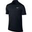 Nike Mens Dry Tennis Polo - Black - thumbnail image 1