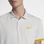 Nike Mens Dry Tennis Polo - Vast Grey/Bright Citron - thumbnail image 2