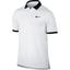 Nike Mens Dry Tennis Polo - White/Black - thumbnail image 1