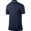 Nike Mens Dry Tennis Polo - Midnight Navy/White - thumbnail image 2