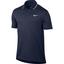 Nike Mens Dry Tennis Polo - Midnight Navy/White - thumbnail image 1