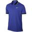 Nike Mens Dry Tennis Polo - Paramount Blue/Ghost Green - thumbnail image 1
