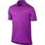 Nike Mens Dry Tennis Polo - Vivid Purple/Tart - thumbnail image 1