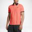 Nike Mens Dry Tennis Polo - Hyper Orange/Black - thumbnail image 3