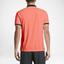 Nike Mens Dry Tennis Polo - Hyper Orange/Black - thumbnail image 6