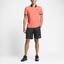 Nike Mens Dry Tennis Polo - Hyper Orange/Black - thumbnail image 7