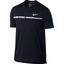 Nike Mens Dry Challenger Tennis Top - Black - thumbnail image 1
