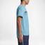 Nike Mens Dry Challenger Tennis Top - Sky Blue - thumbnail image 4