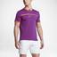 Nike Mens AeroReact Rafa Challenger Top - Vivid Purple/Tart - thumbnail image 3