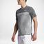 Nike Mens Court Dry Challenger Tennis Top - Dark Grey/Platinum - thumbnail image 3