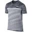 Nike Mens Court Dry Challenger Tennis Top - Dark Grey/Platinum - thumbnail image 1