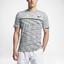 Nike Mens Court Dry Challenger Tennis Top - White/Black - thumbnail image 1