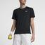 Nike Mens Dry Tennis Top - Black - thumbnail image 3