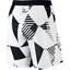 Nike Mens Dry 9 Inch Tennis Shorts - White/Black - thumbnail image 2