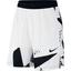 Nike Mens Dry 9 Inch Tennis Shorts - White/Black - thumbnail image 1